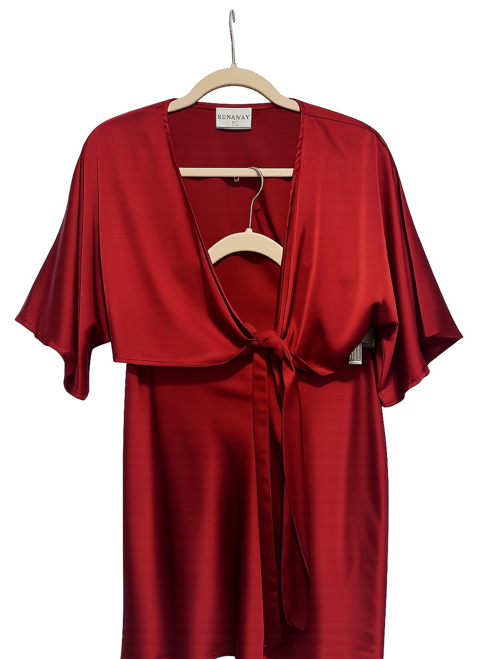 Runaway the Label Satin Skirt Set
